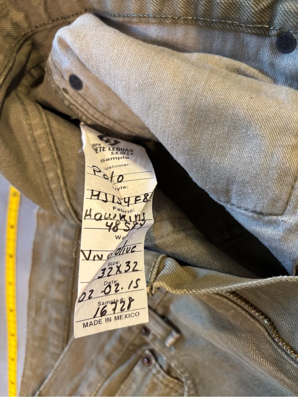 Vintage Ralph Lauren Denim and Supply sample jeans